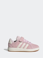 adidas Pink/white Grand Court 00s Trainers - Image 1 of 9