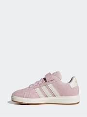 adidas Pink/white Grand Court 00s Trainers - Image 2 of 9