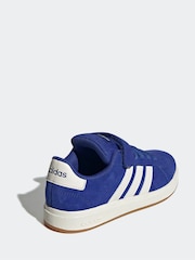 adidas Sky Blue Grand Court 00s Trainers - Image 4 of 9