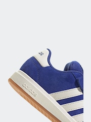adidas Sky Blue Grand Court 00s Trainers - Image 8 of 9