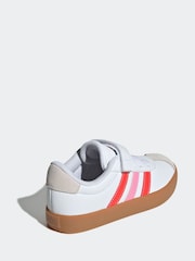 adidas White VL Court 3.0 Trainers - Image 4 of 9