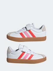 adidas White VL Court 3.0 Trainers - Image 6 of 9