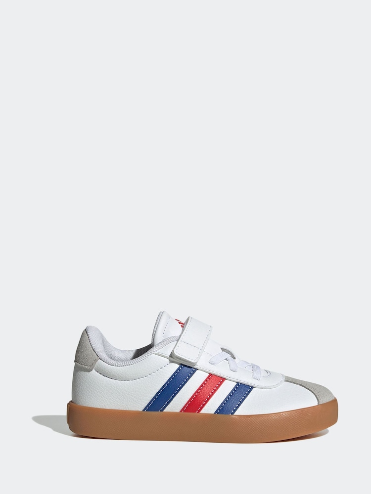 adidas Off White VL Court 3.0 Trainers - Image 1 of 9