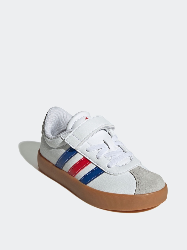 adidas Off White VL Court 3.0 Trainers - Image 3 of 9