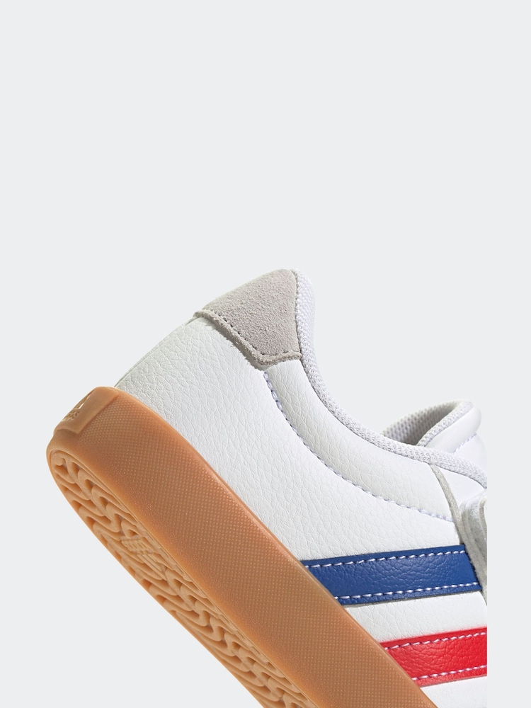 adidas Off White VL Court 3.0 Hook and Loop Kids Trainers - Image 9 of 9 adidas Off White VL Court 3.0 Hook and Loop Kids Trainers - Image 9 of 9