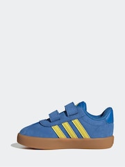 adidas Blue VL Court 3.0 Hook and Loop Trainers - Image 2 of 9
