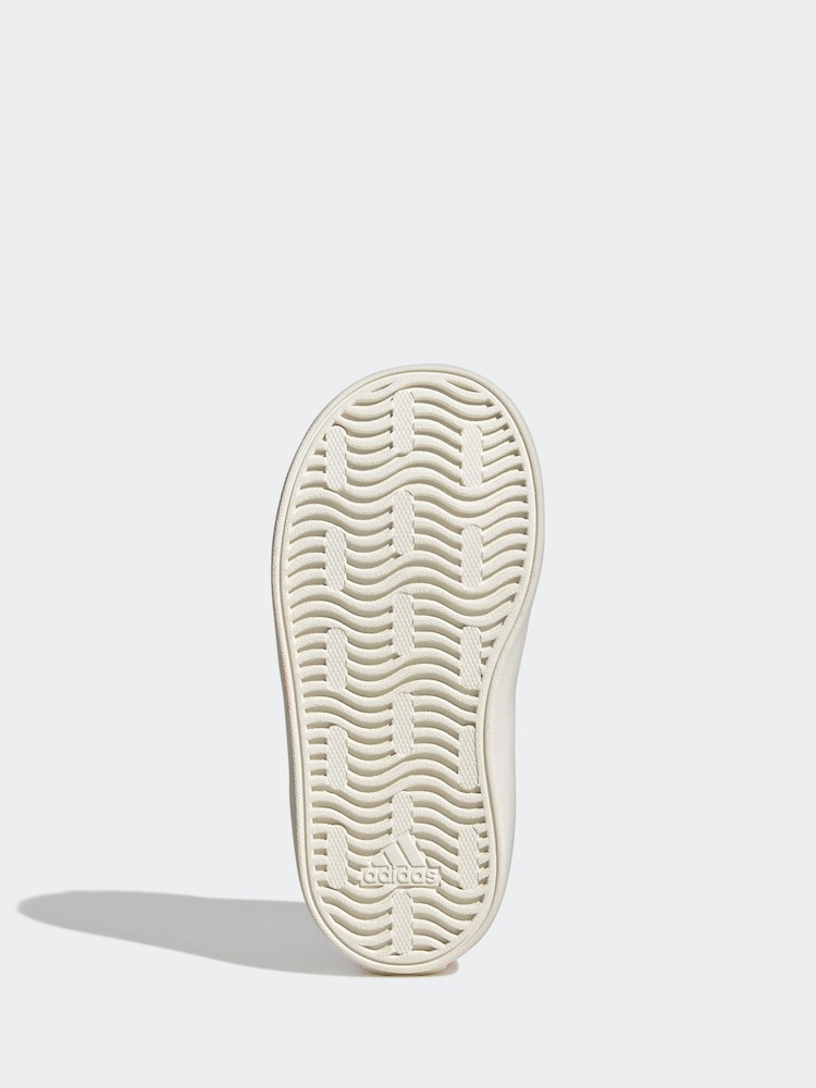 adidas Red VL Court 3.0 Hook and Loop Trainers - Image 7 of 9