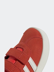 adidas Red VL Court 3.0 Hook and Loop Trainers - Image 9 of 9