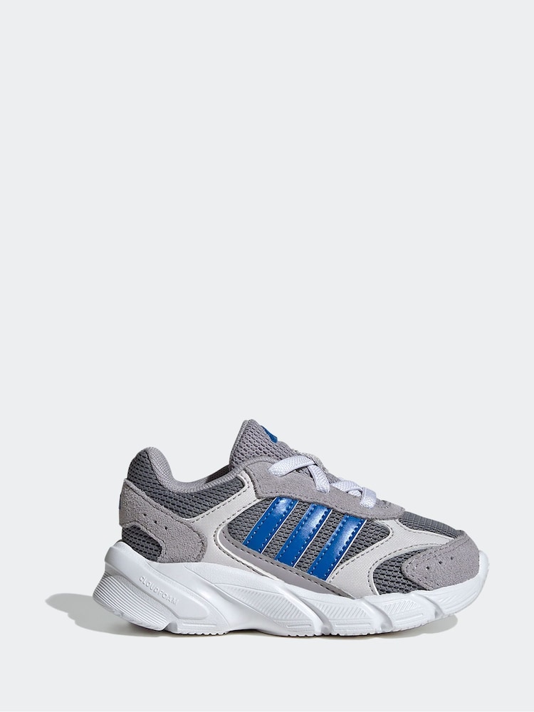 adidas Grey Crazy Chaos 200 Trainers - Image 1 of 8