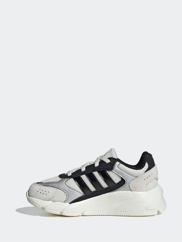 adidas White Kids Crazychaos 2000 Shoes - Image 2 of 8