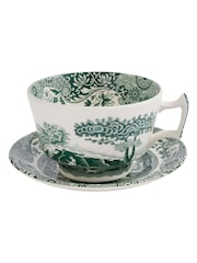 Spode Heritage Green Italian Set of 4 Breakfast Cup & Saucers - Image 3 of 3