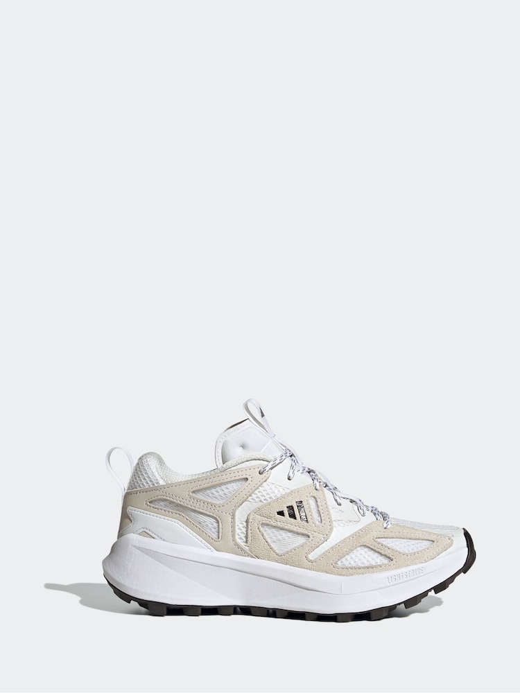 adidas White Kantai Trail Trainers - Image 1 of 9