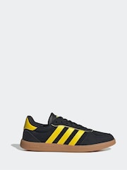 adidas Black/Yellow Breaknet Sleek Trainers - Image 1 of 9