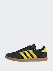 adidas Black/Yellow Breaknet Sleek Trainers - Image 2 of 9