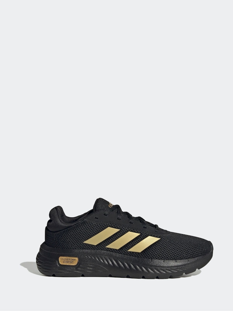 adidas Black Cloudfoam Comfy Trainers - Image 1 of 9