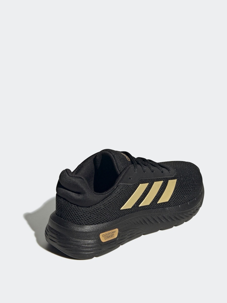 adidas Black Cloudfoam Comfy Trainers - Image 4 of 9