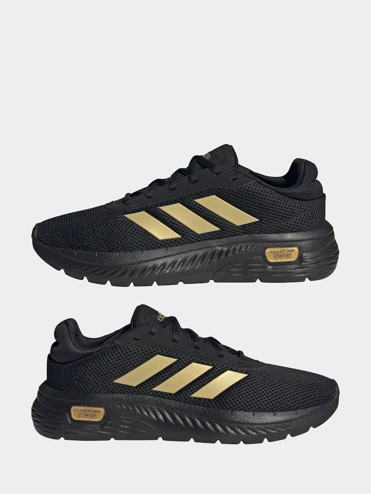 adidas Black Cloudfoam Comfy Trainers - Image 5 of 9