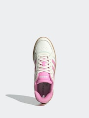 adidas White Breaknet Sleek Trainers - Image 6 of 9