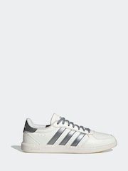 adidas White Chrome Breaknet Sleek Trainers - Image 1 of 9