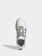 adidas White Chrome Breaknet Sleek Trainers - Image 6 of 9