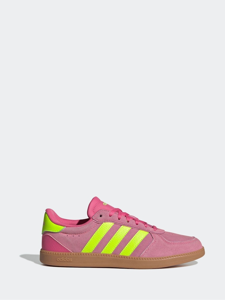 adidas Pink Breaknet Sleek Trainers - Image 1 of 11
