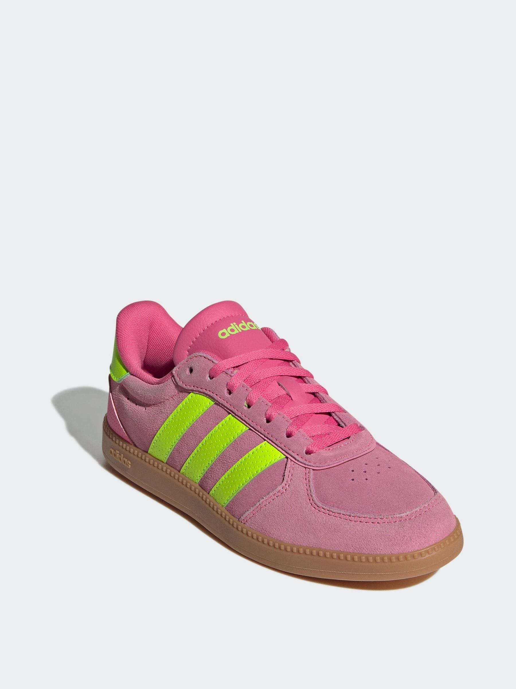 ピンクペッパー Buy adidas Pink / Green Breaknet Sleek Trainers from Next USA