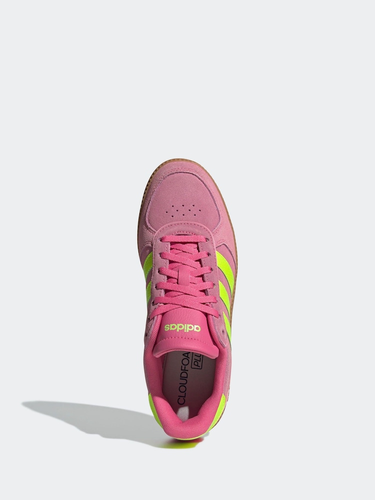 adidas Pink Breaknet Sleek Trainers - Image 8 of 11