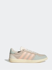 adidas Off White Chrome Breaknet Sleek Trainers - Image 1 of 9