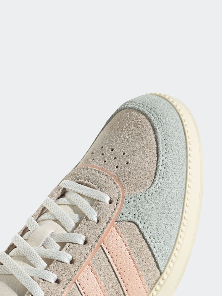 adidas Off White Chrome Breaknet Sleek Trainers - Image 8 of 9