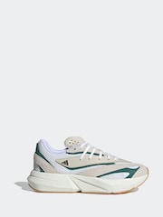 adidas White Lightblaze Trainers - Image 1 of 9