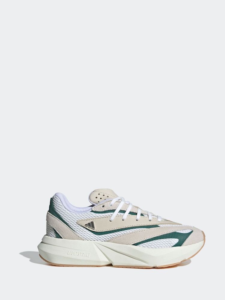 adidas White Lightblaze Trainers - Image 1 of 9