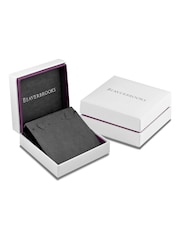Beaverbrooks Sterling Silver Cubic Zirconia T-Bar Necklace - Image 3 of 3