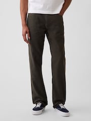 Gap Green Canvas Relaxed Straight Jeans - Image 1 of 6
