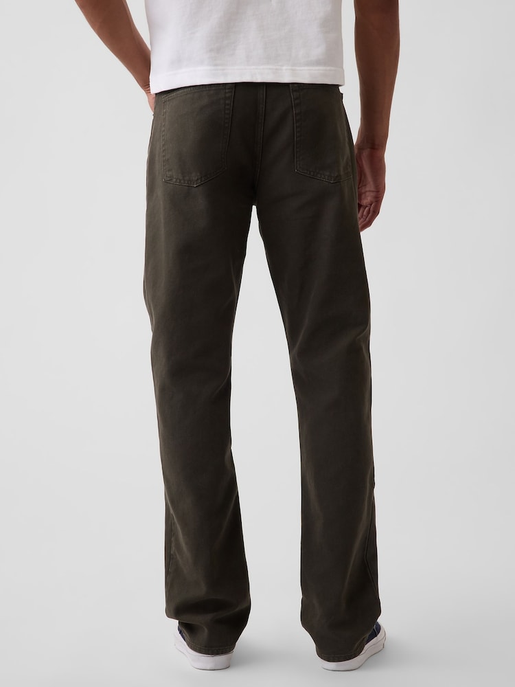 Gap Green Canvas Relaxed Straight Jeans - Image 2 of 6 Gap Green Canvas Relaxed Straight Jeans - Image 2 of 6