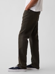 Gap Green Canvas Relaxed Straight Jeans - Image 4 of 6