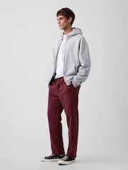 Gap Burgundy Red Vintage Soft Straight Joggers - Image 4 of 5