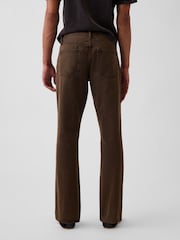 Gap Brown Canvas Relaxed Straight Jeans - Image 2 of 6