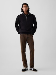 Gap Brown Canvas Relaxed Straight Jeans - Image 6 of 6