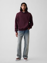 Burdeos - Gap Heavyweight Oversized Hoodie - Imagen 3 de 4