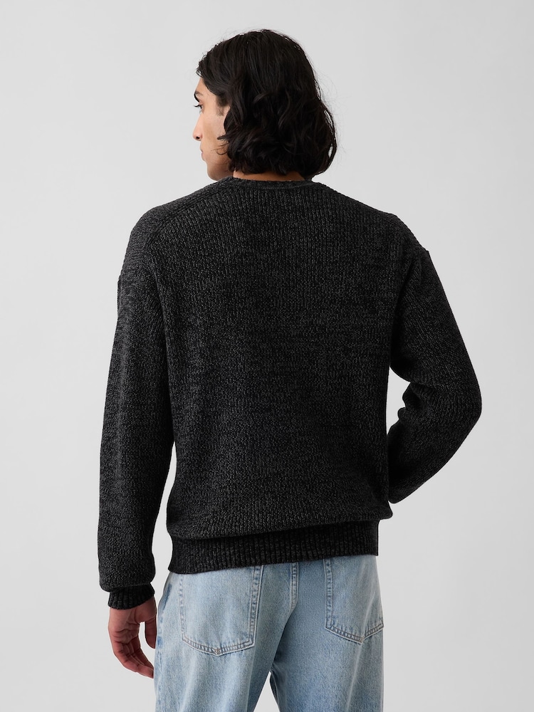 Noir - Pull Gap Shaker décontracté - Image 2 de 4