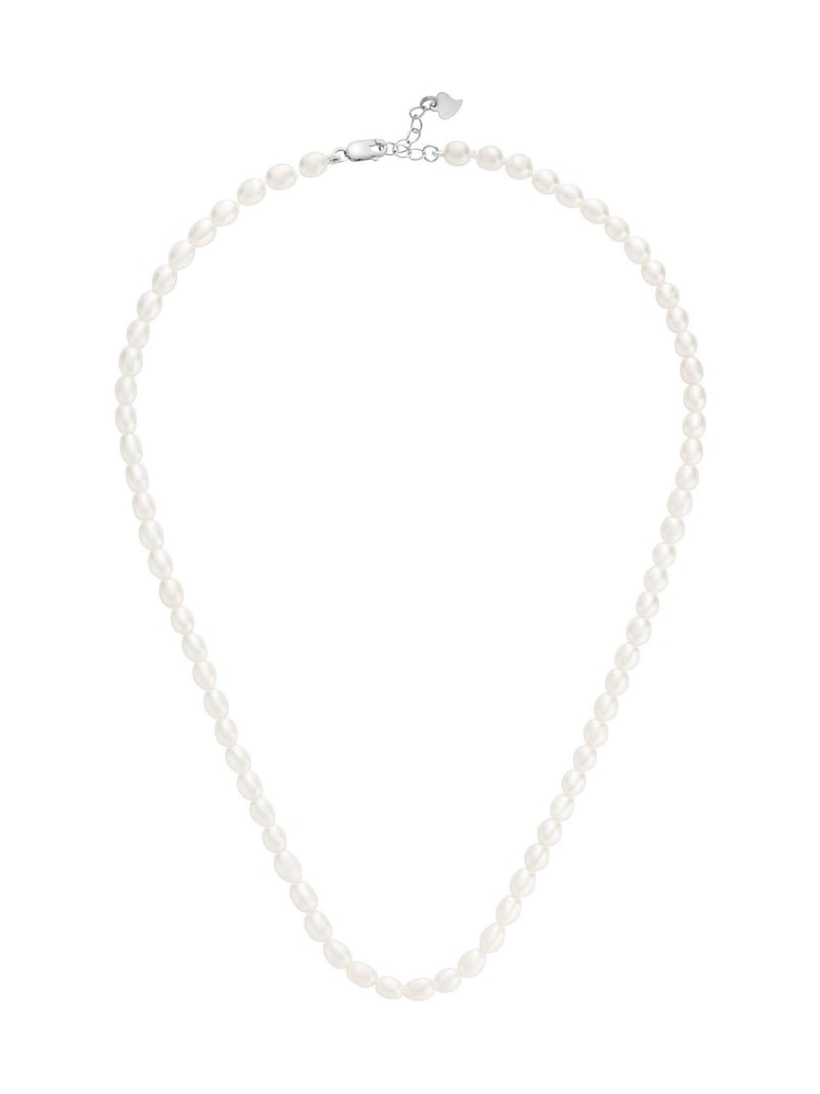 Beaverbrooks Silver Tone Rice Pearl Necklace - Image 1 of 3
