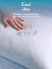 Slumberdown Blue Cool Sleep Ultracool Nylon Summer 2 Pillowcases - Image 4 of 10