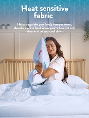 Slumberdown Blue Cool Touch PCM Summer 2 Pillowcases - Image 3 of 9