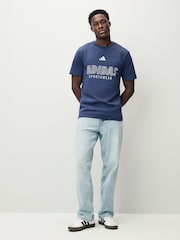 adidas House of Tiro Linear Graphic 100% Cotton T-Shirt - Image 2 of 4