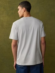 adidas Grey House of Tiro Linear 100% Cotton Graphic Print T-Shirt - Image 2 of 10