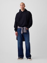 Gap Black Heavyweight Oversized Hoodie - Image 1 of 2