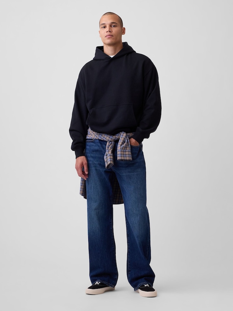Gap Black Heavyweight Oversized Hoodie - Image 1 of 2