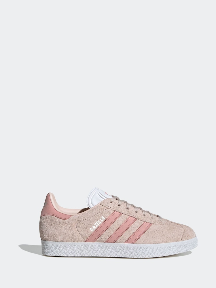 adidas Originals Pink/Red Gazelle Trainers - Image 1 of 8