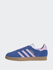 adidas Originals Blue Gazelle Trainers - Image 2 of 11
