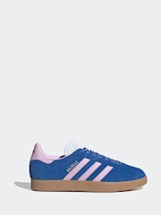 adidas Originals Blue Gazelle Trainers - Image 3 of 11